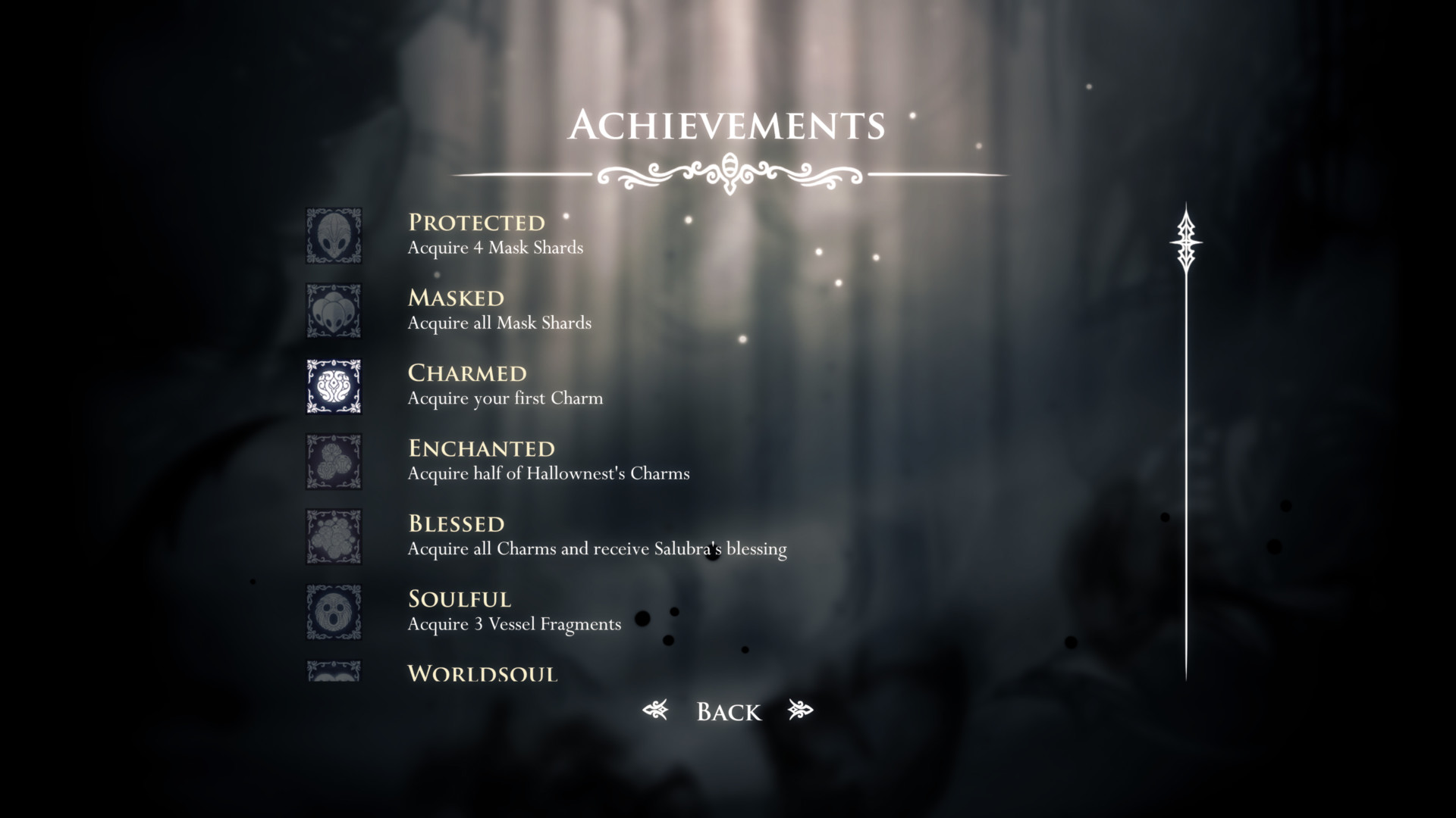 Hollow Knight achievements